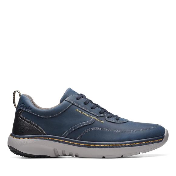 NWT Clarks Men\'s Clarkspro Lace Navy Leather 10.5 Medium main image 4